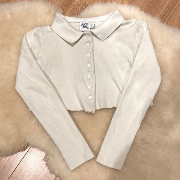 Princess Polly Downtown Crop Top - 4 - Picture 2 of 8